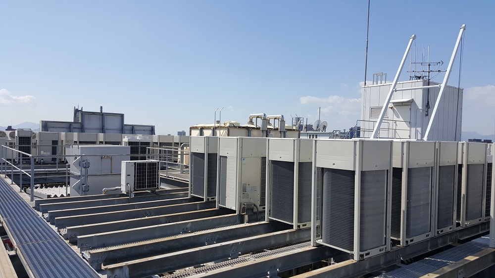 クラタコーポレーションの導入事例広島マツダ本社ビル空調機更新工事3